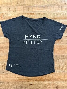 Two Blind Brothers Mind Over Matter Graphic Tee Dolman Mental Health Size S